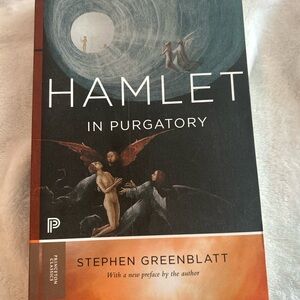 Hamlet in Purgatory by Stephen Greenblatt - Black and Orange Cover